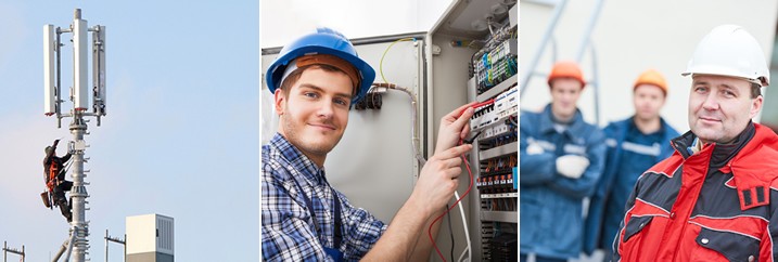 Karriere - Stellenangebote - Elektriker, Mobilfunkmonteure, Dachdecker, B&S KomTec –